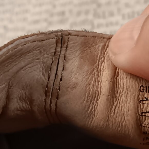 Taos women's 'Gift 2' sparkly ruched leather thongs flip flops sz 12 - Picture 10 of 13